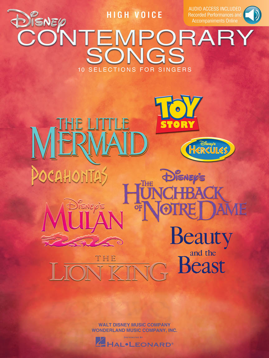 Disney Contemporary Songs (High Voices)