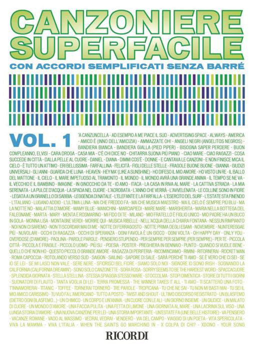 Canzoniere Superfacile Vol. 1